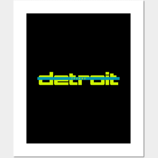 Detroit Techno Posters and Art